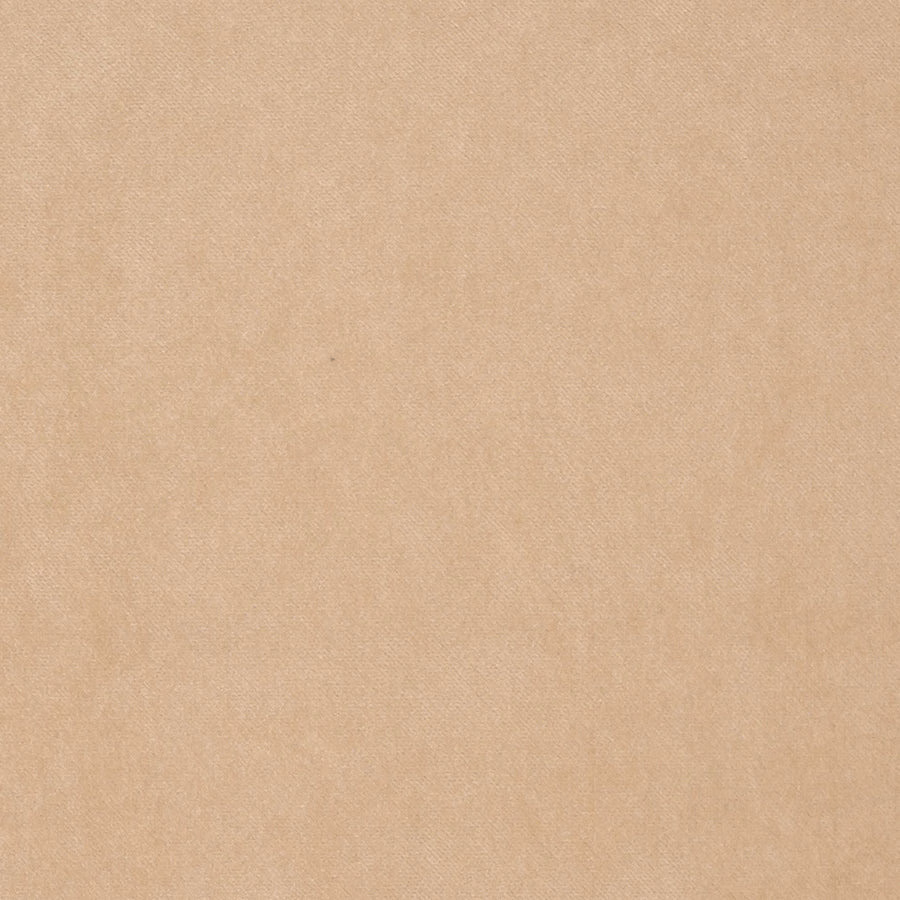 Warm biscuit beige plain woven fabric with a soft matte texture