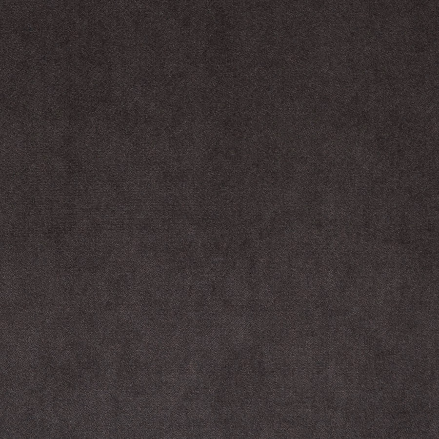 Dark charcoal grey plain fabric with a soft brushed texture