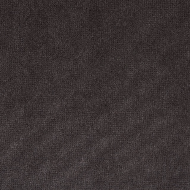 Dark charcoal grey plain fabric with a soft brushed texture