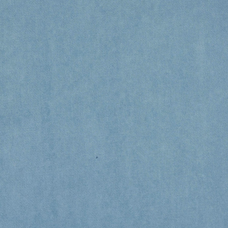 Pale duck egg blue plain woven fabric swatch with a soft matte finish