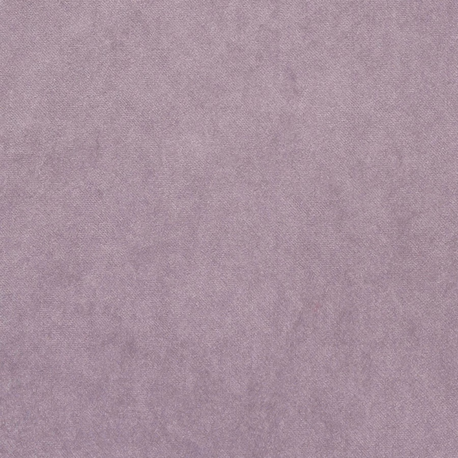 Soft heathered lilac plain fabric swatch with a smooth matte finish