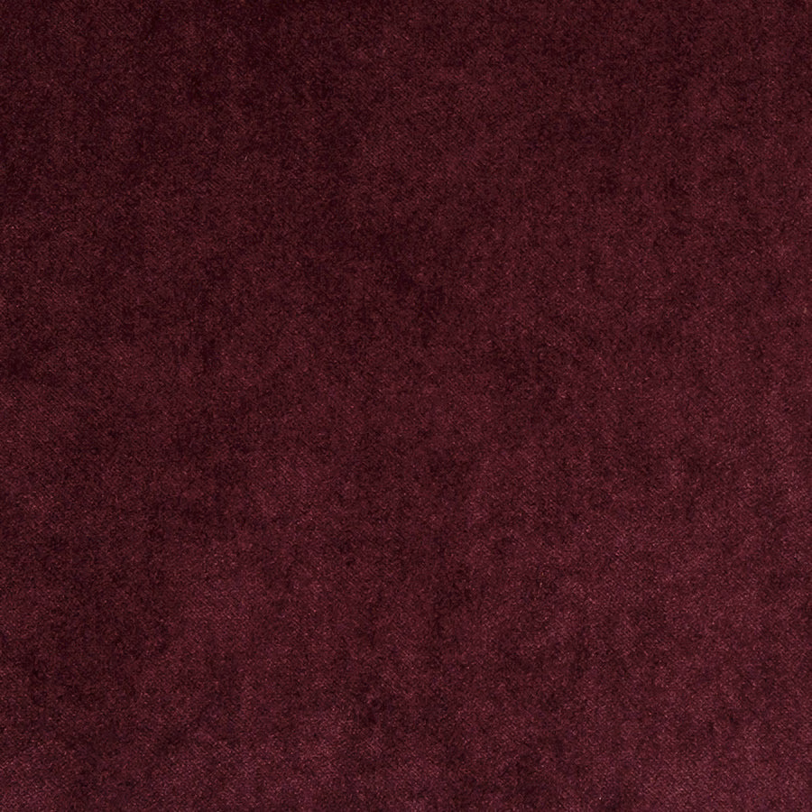 Deep mulberry plum fabric swatch with a soft velvety finish