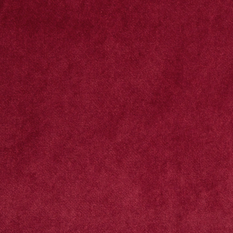 Deep raspberry-pink velvet-look fabric swatch with a soft brushed texture