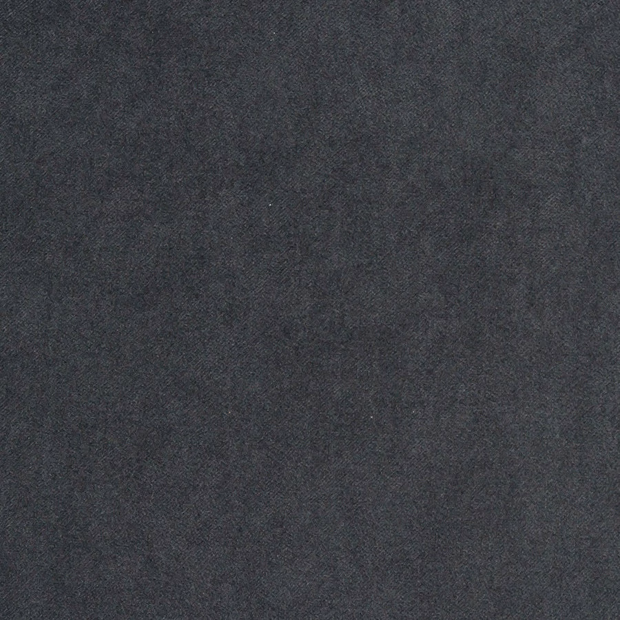 Close-up of plain charcoal slate grey woven fabric with a soft matte finish
