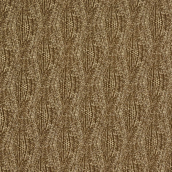 Sand-brown textured woven fabric with subtle metallic flecks and a vertical geometric repeat