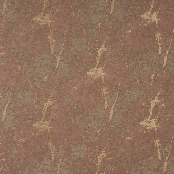 Dusty rose gold abstract fabric with fine metallic crackle pattern