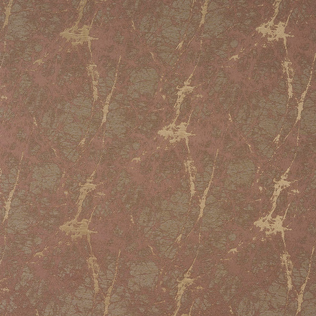 Dusty rose gold abstract fabric with fine metallic crackle pattern