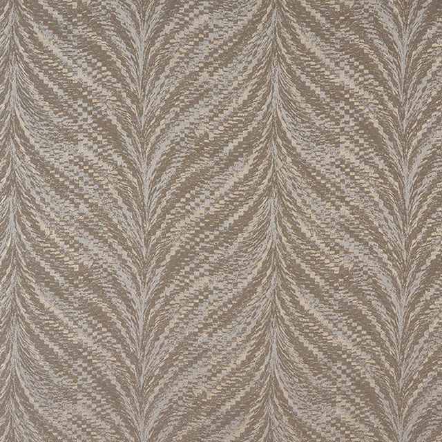 Stone taupe damask fabric with soft metallic shimmer and woven texture