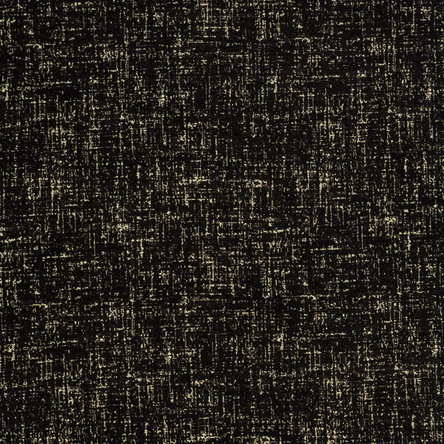 Dark graphite woven fabric with fine metallic flecked crosshatch texture