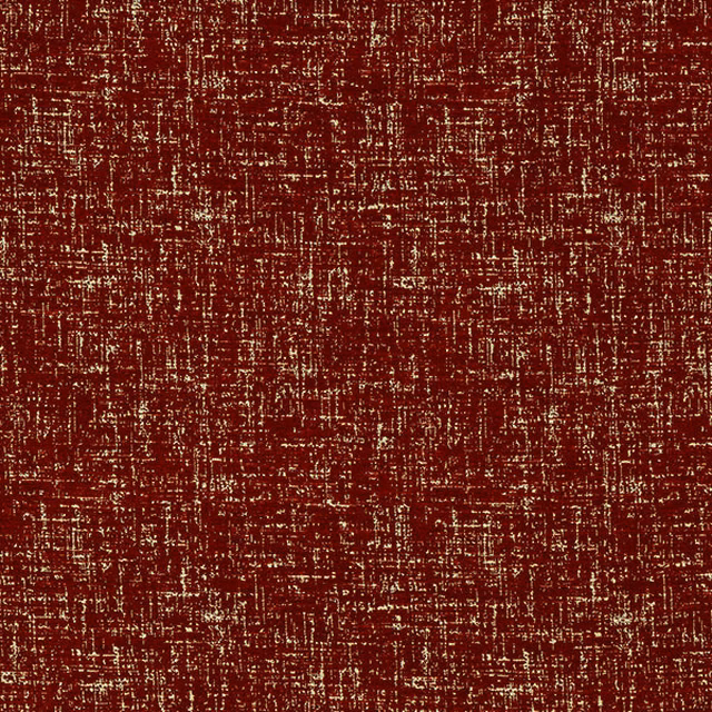 Deep wine-red textured fabric with fine gold shimmer and a small abstract weave