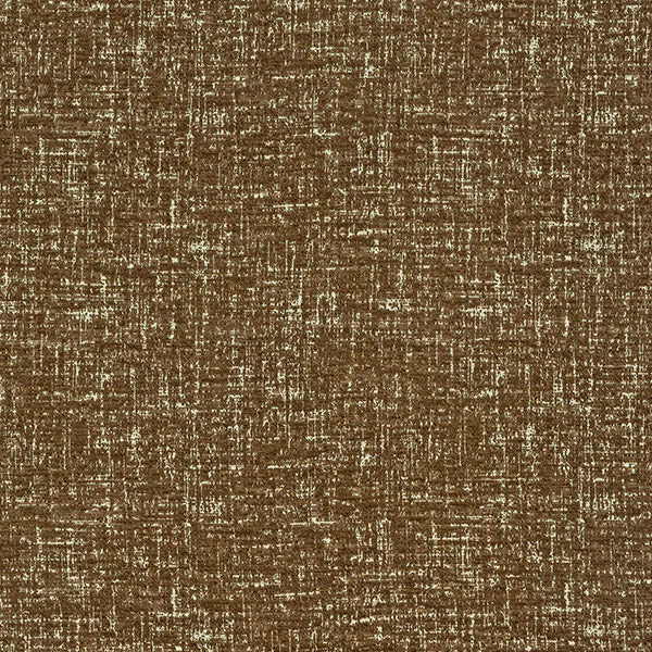 Close-up of warm sand-brown woven fabric with subtle metallic flecks and textured crosshatch effect