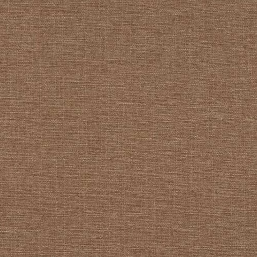 Close-up of warm gold-brown woven upholstery fabric with fine textured grain