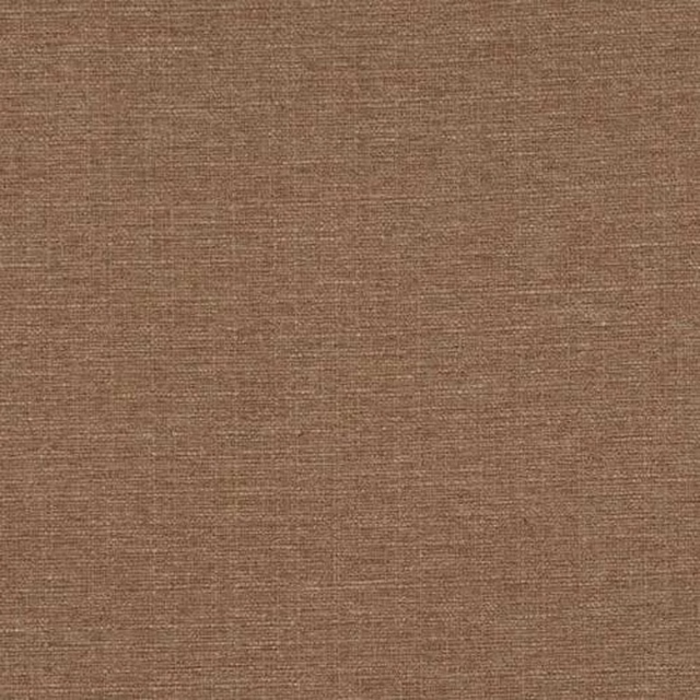 Close-up of warm gold-brown woven upholstery fabric with fine textured grain