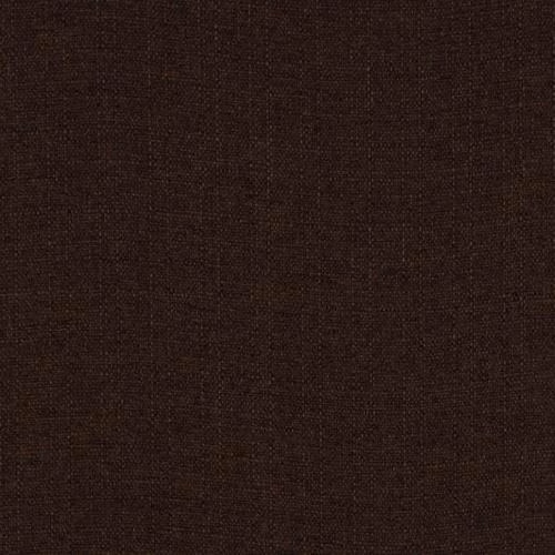 Close-up of dark mahogany brown plain weave upholstery fabric