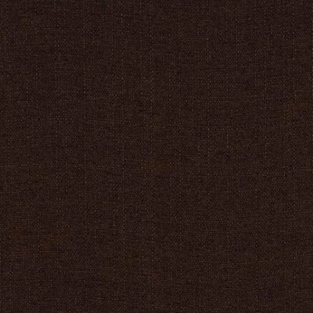 Close-up of dark mahogany brown plain weave upholstery fabric