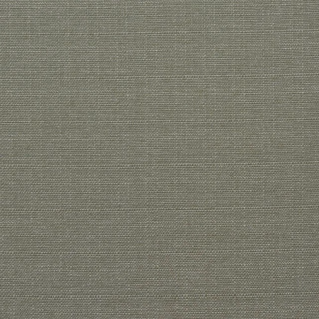 Close-up of muted sage green woven upholstery fabric with fine texture