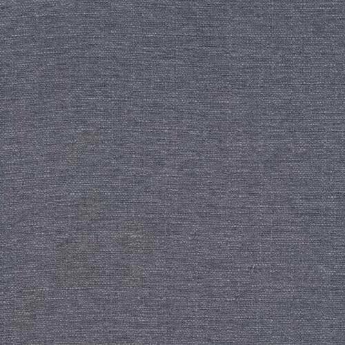 Close-up of cool silver-grey woven upholstery fabric with a fine textured surface