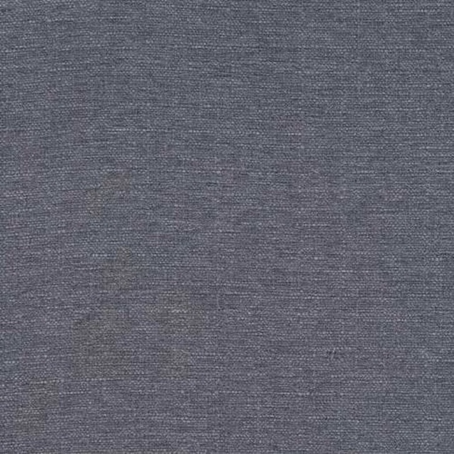 Close-up of cool silver-grey woven upholstery fabric with a fine textured surface