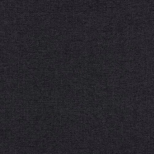 Dark charcoal woven upholstery fabric with a fine matte texture