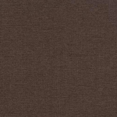 Close-up of deep truffle-brown plain woven upholstery fabric with fine texture