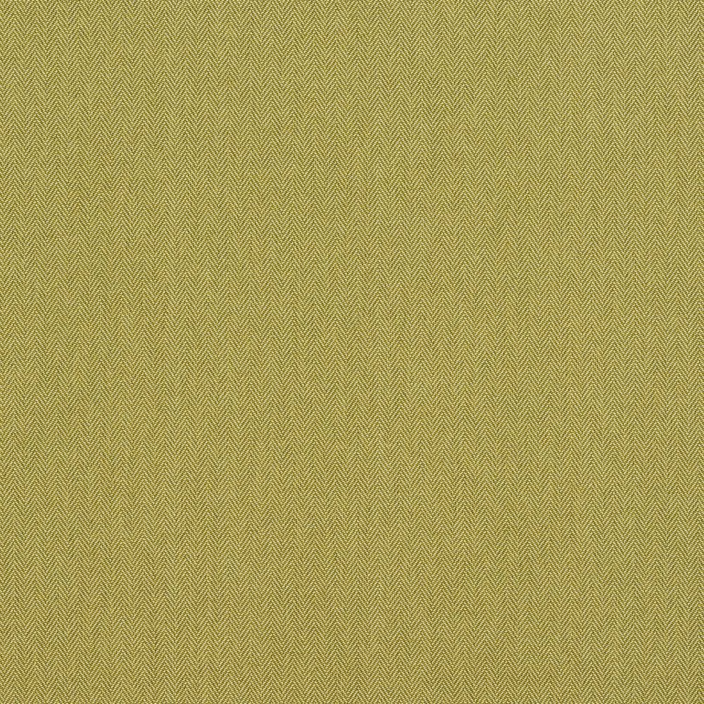 Muted olive green herringbone upholstery swatch with fine woven texture
