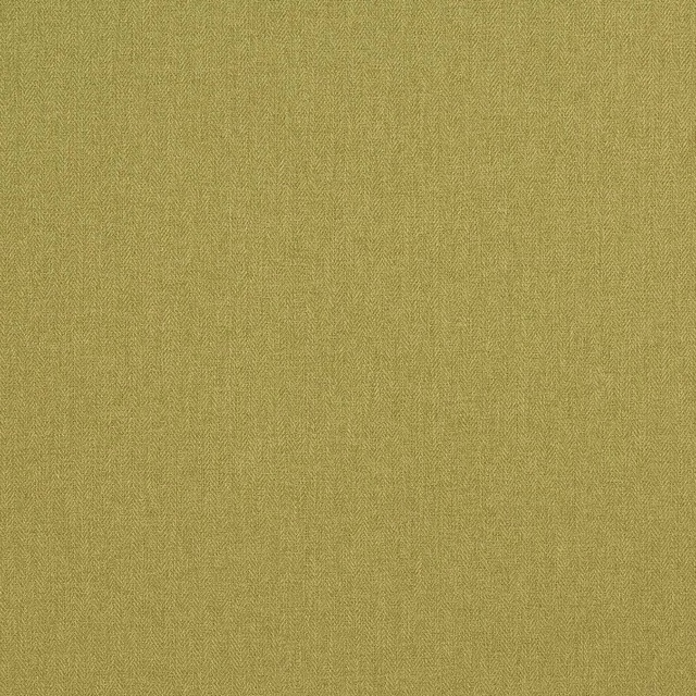 Close-up of lime green woven upholstery fabric with a fine textured surface