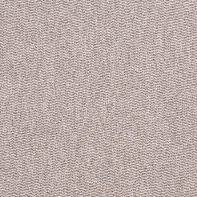 Soft beige herringbone upholstery fabric with fine woven texture