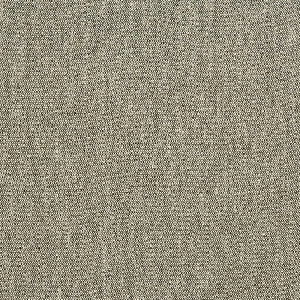 Close-up of soft silver-grey herringbone weave upholstery fabric