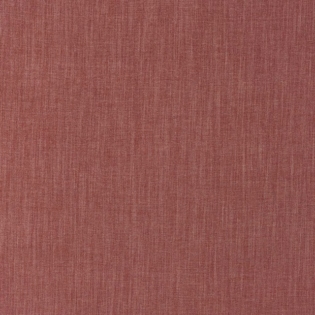 Dusty raspberry pink plain weave fabric with fine linen-like vertical texture