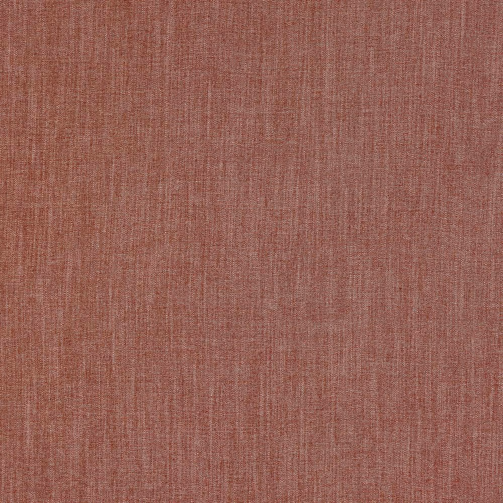Dusty terracotta woven upholstery fabric with a fine linen-like texture