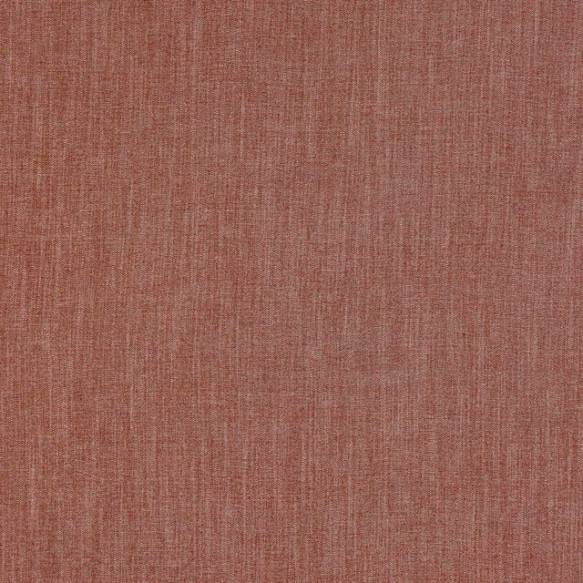Dusty terracotta woven upholstery fabric with a fine linen-like texture