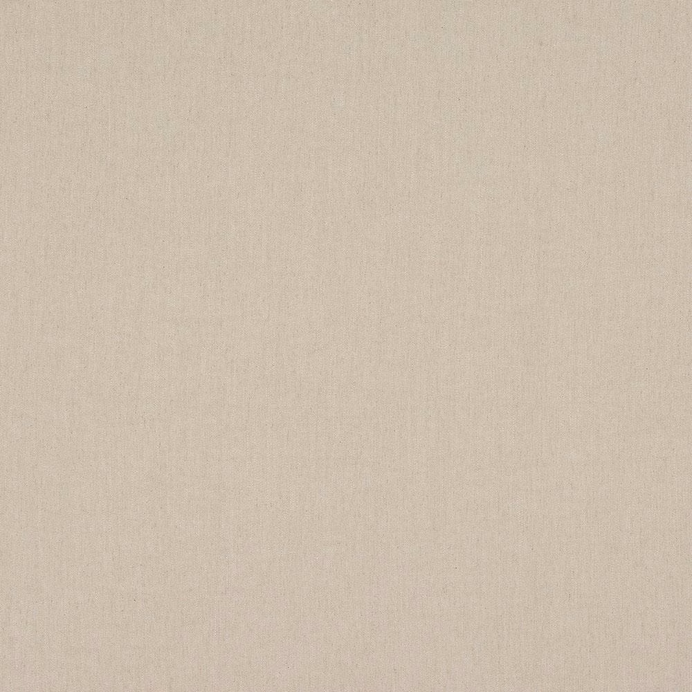 Plain oatmeal beige upholstery fabric with a soft woven, matte texture
