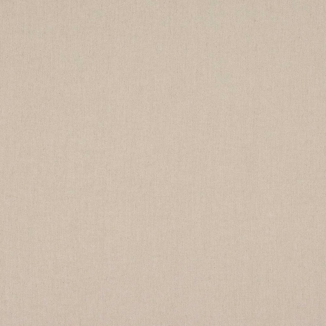 Plain oatmeal beige upholstery fabric with a soft woven, matte texture
