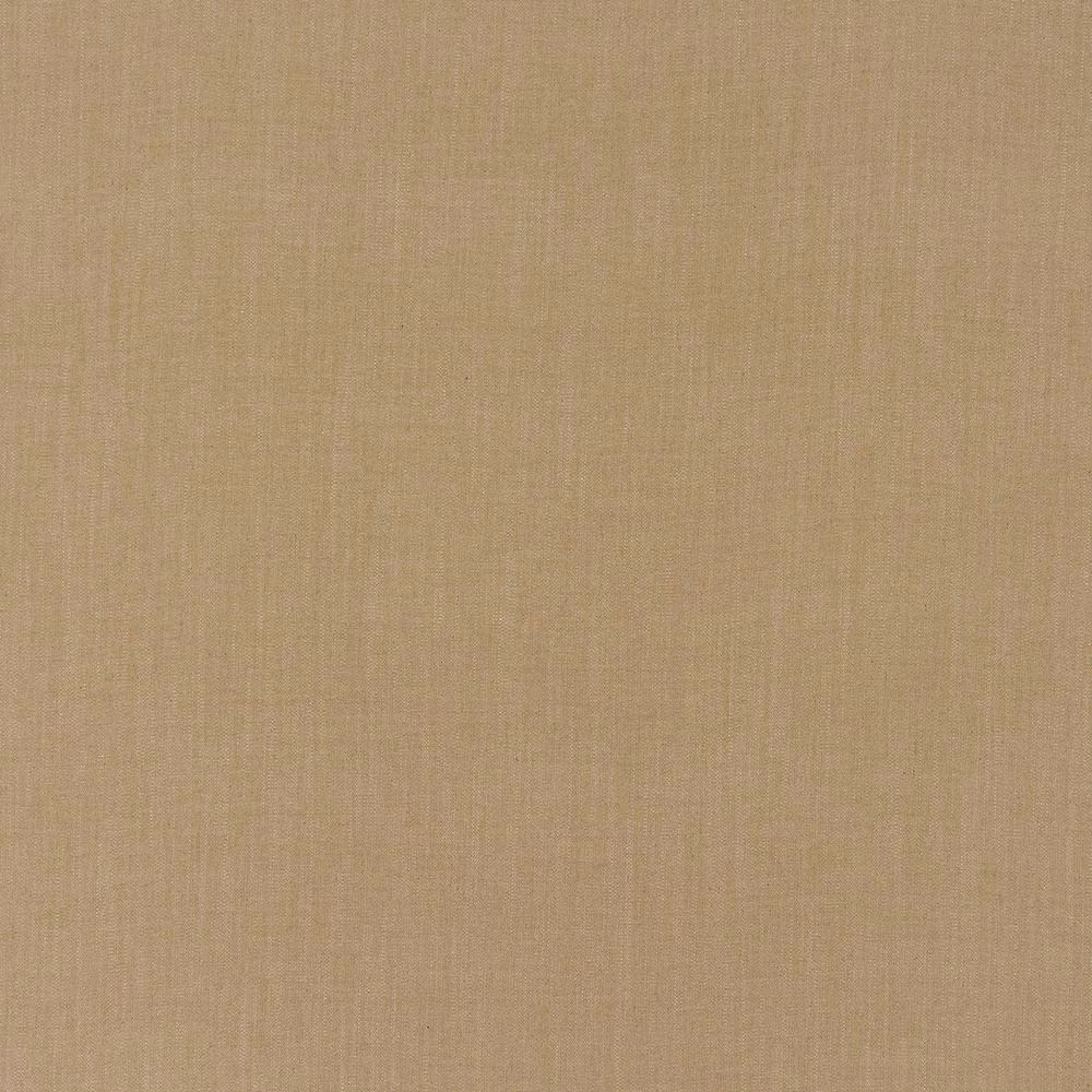 Plain muted ochre-gold upholstery fabric with a fine linen-like weave