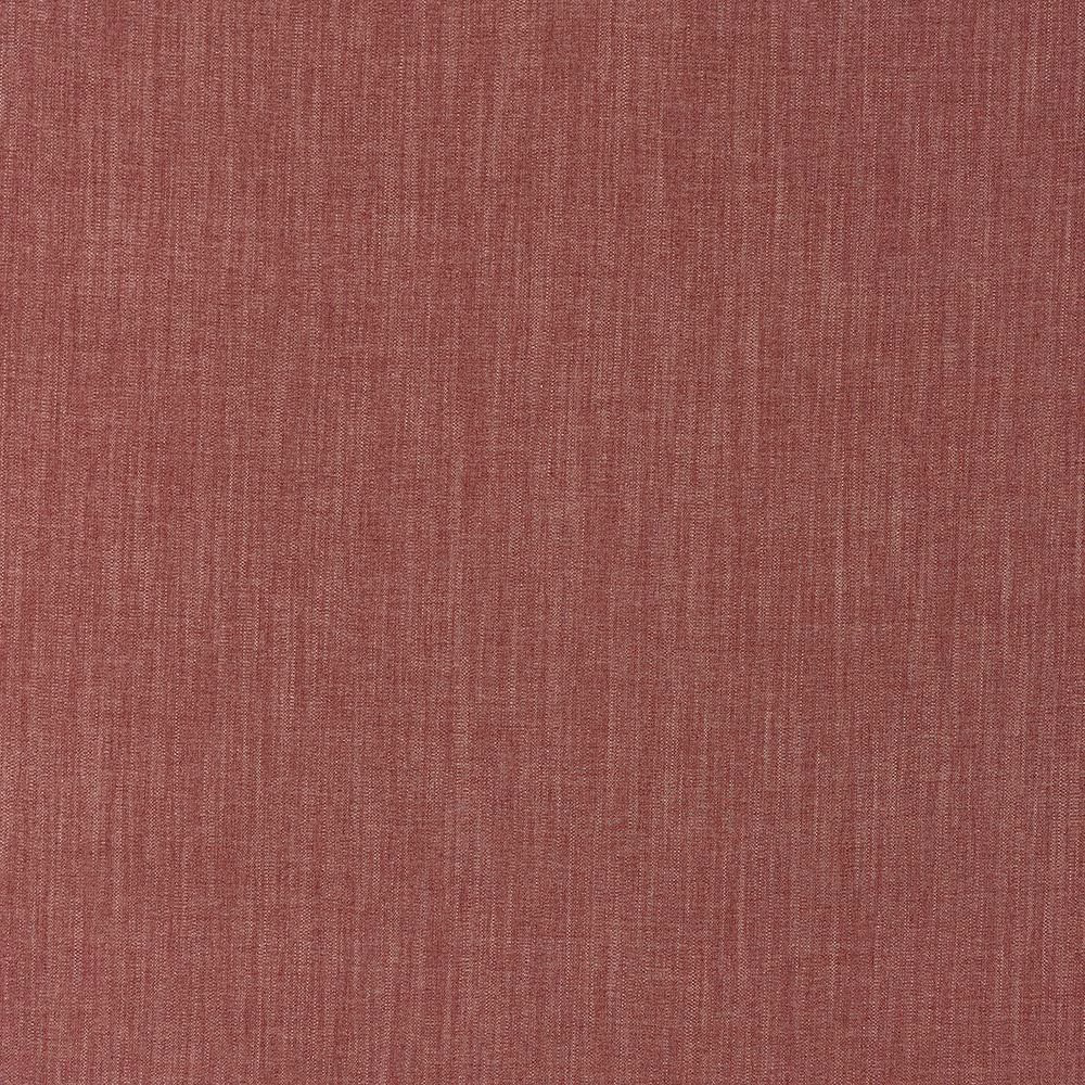 Muted rust terracotta upholstery fabric with a fine vertical striated weave