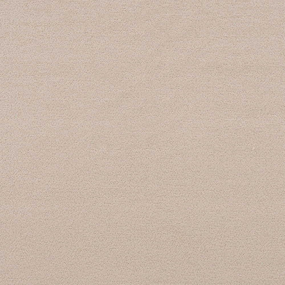 Soft biscuit beige plain upholstery fabric with a fine, nubbly texture