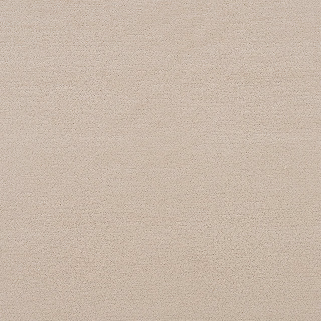 Soft biscuit beige plain upholstery fabric with a fine, nubbly texture