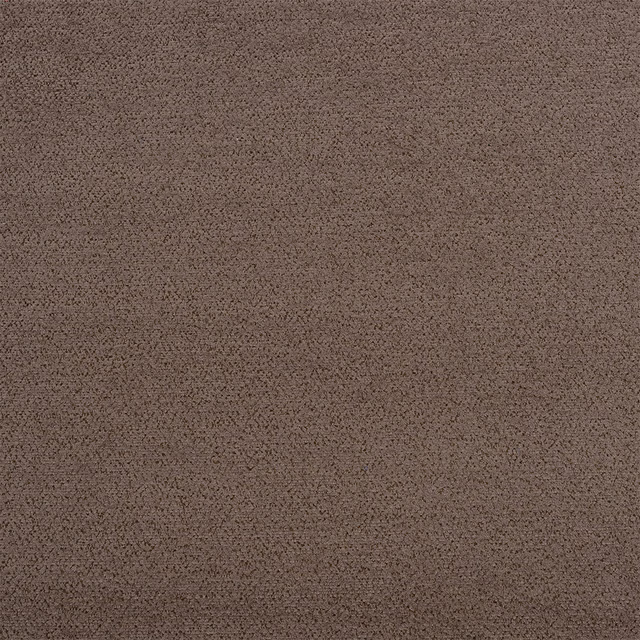 Close-up of warm mink taupe textured upholstery fabric with fine speckled weave
