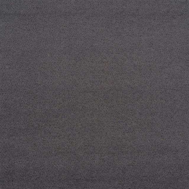 Close-up of a deep slate grey textured plain upholstery fabric