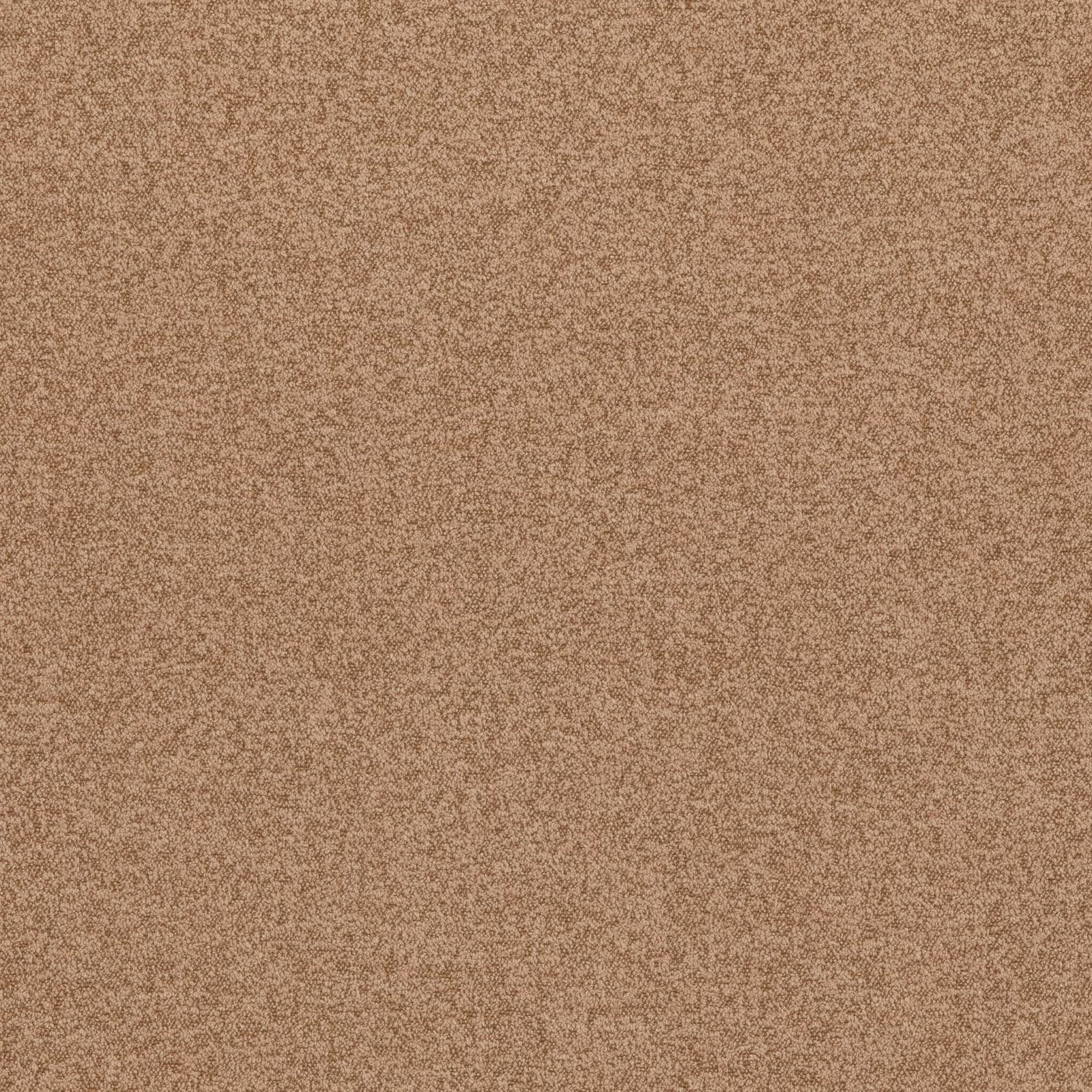 Warm plaster-taupe boucle with dense nubby texture and subtle brown variation