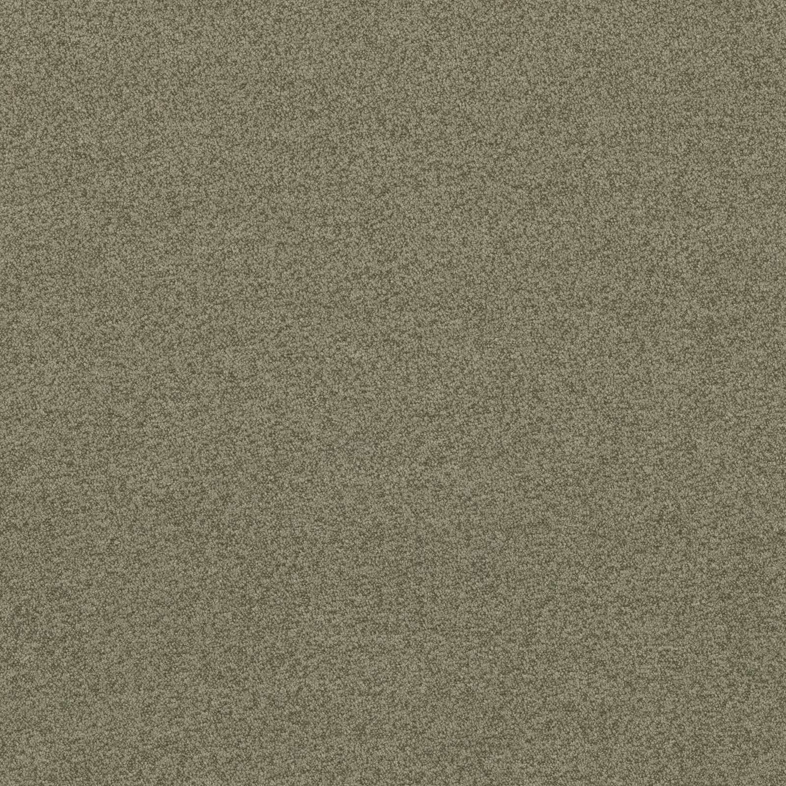 Muted sage-green boucle with fine flecked texture and softly tonal surface