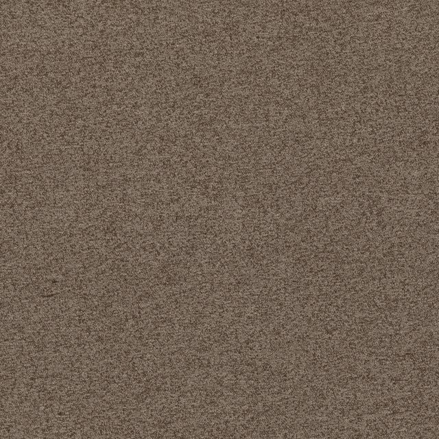 Warm taupe boucle fabric with dense flecked loops and subtly mottled texture