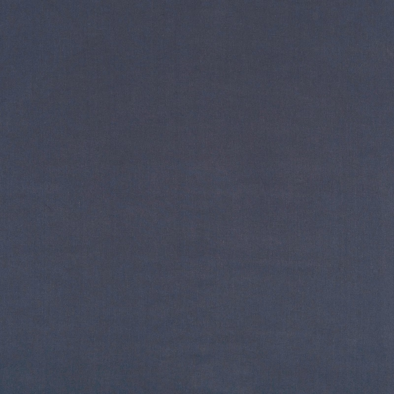 Deep indigo blue linen with a softly mottled, fine vertical weave.