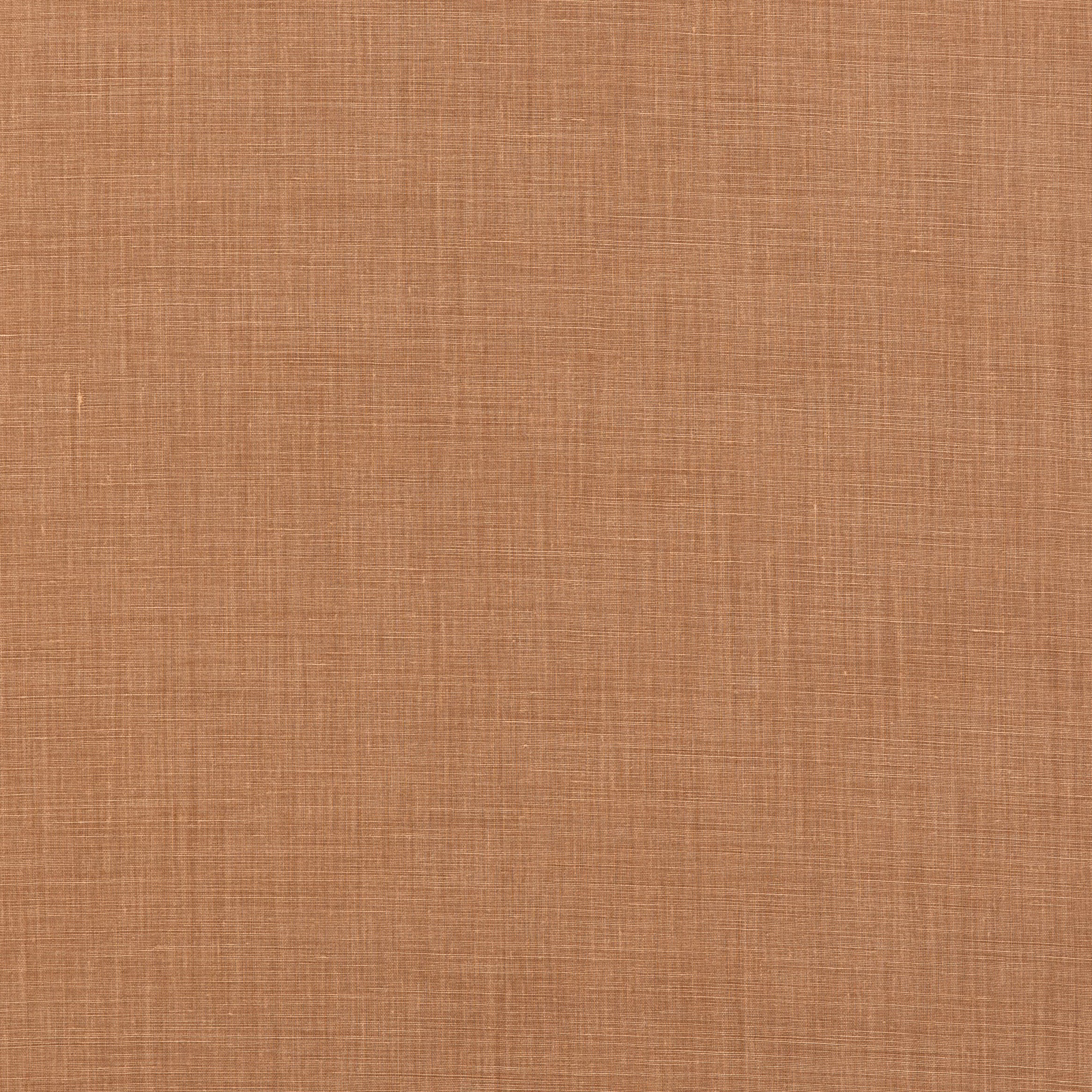 Warm chestnut-brown linen with a fine crosshatched woven texture