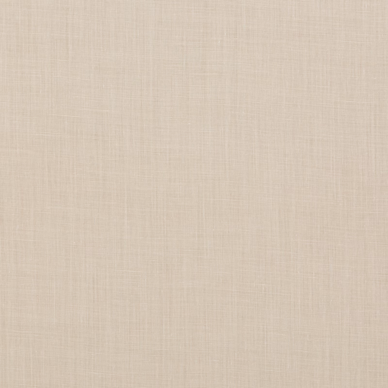 Pale clam beige linen showing fine crosshatch slubs and subtle natural tonal variation