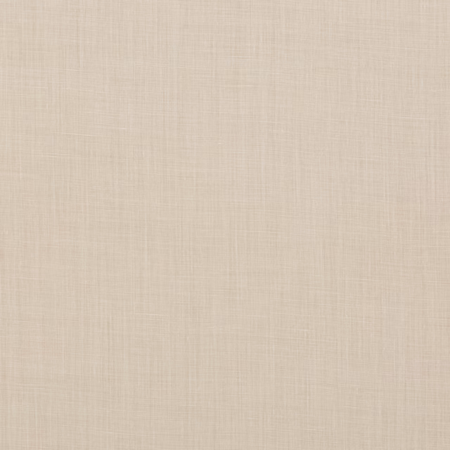 Pale clam beige linen showing fine crosshatch slubs and subtle natural tonal variation