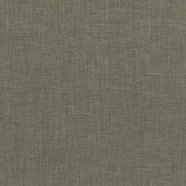 Muted grey-sage linen with a fine vertical-and-horizontal slub weave