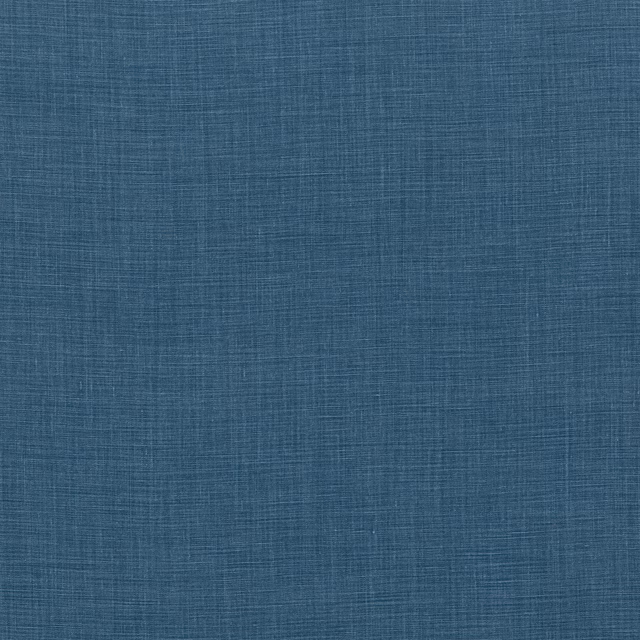Close-up of cool blue-teal linen with a fine, softly irregular crosshatched weave