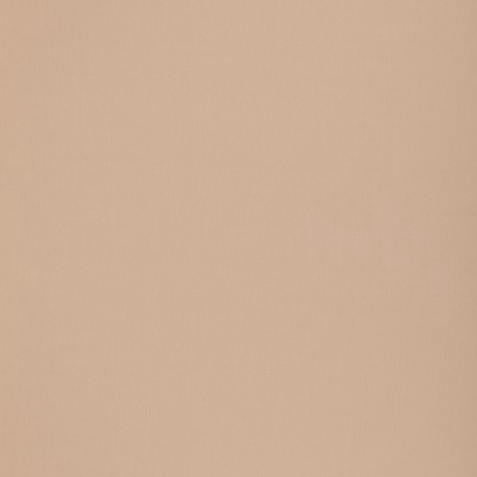 Warm blush-beige plain linen-cotton weave with subtle tonal texture