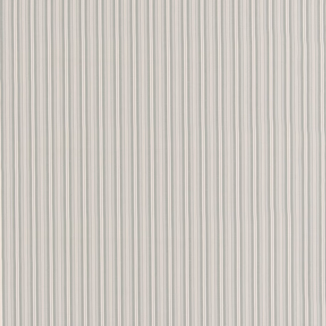 Soft aqua and pale ivory vertical stripes with a lightly irregular woven texture
